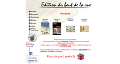 Desktop Screenshot of editionduboutdelarue.fr