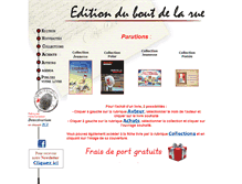 Tablet Screenshot of editionduboutdelarue.fr